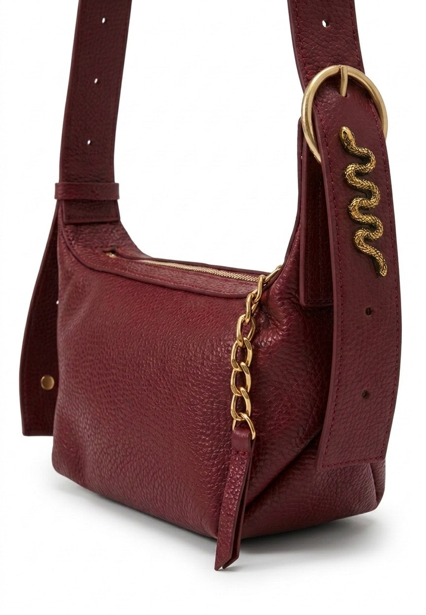 Rimal Crossbody Mini Bag - Burgundy