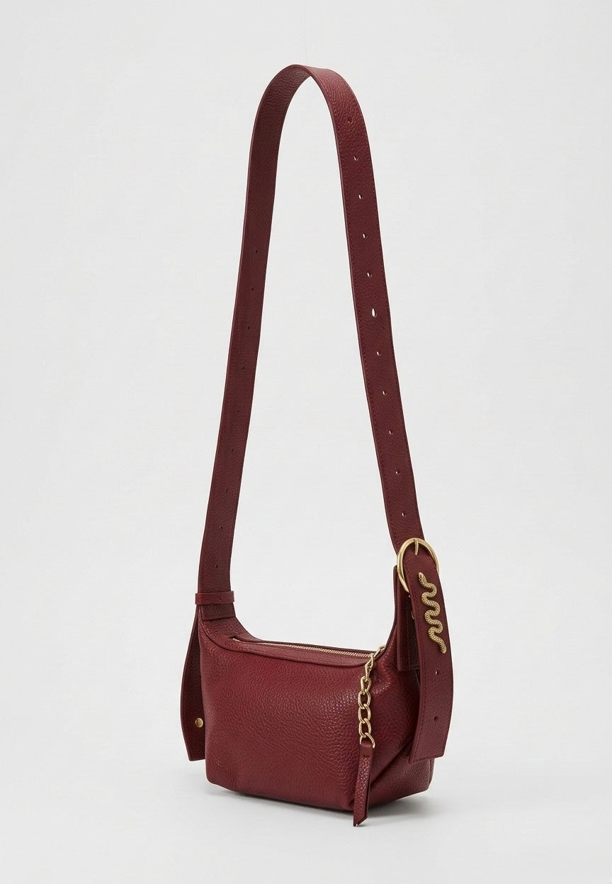 Rimal Crossbody Mini Bag - Burgundy