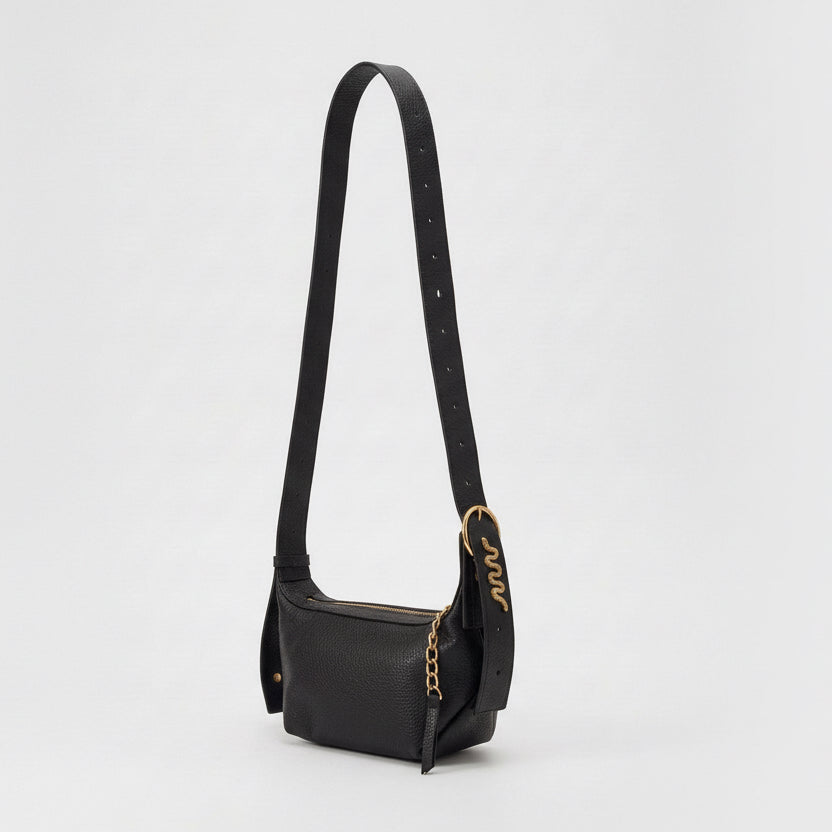Rimal Crossbody Mini Bag - Black